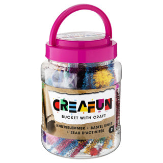 Creafun emmer met hobby artikelen 2 assorti | 6 stuks