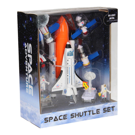 Johntoy space shuttle set groot met licht en geluid