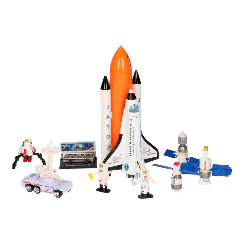 Load image into Gallery viewer, Johntoy space shuttle set groot met licht en geluid

