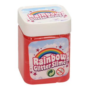 Johntoy regenboog glitter slijm