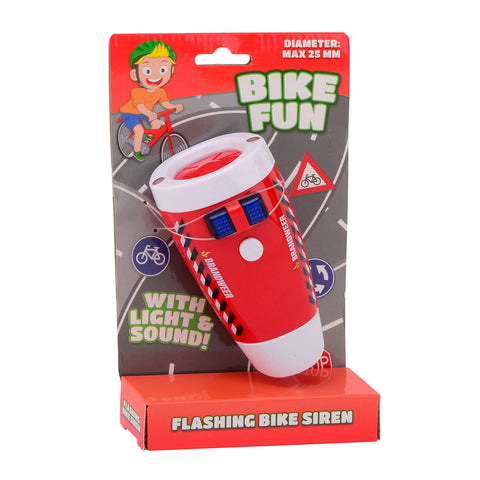 Bike fun led lamp fire brigade with siren