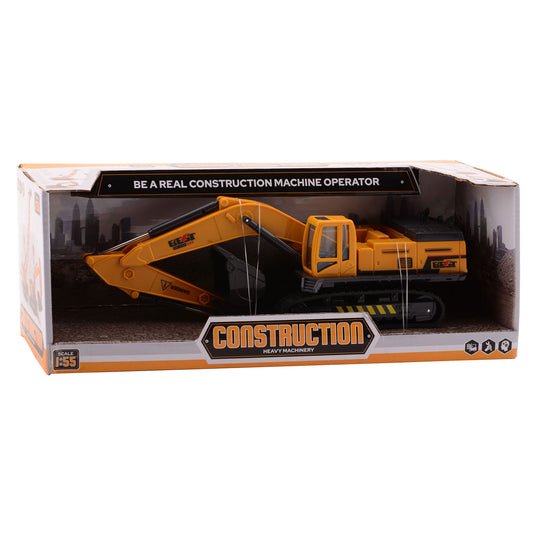 Johntoy graafmachine junior 32 x 10 x 12 cm geel zwart