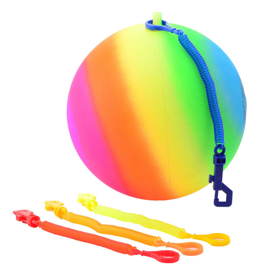 Outdoor fun regenboogbal bungeebal