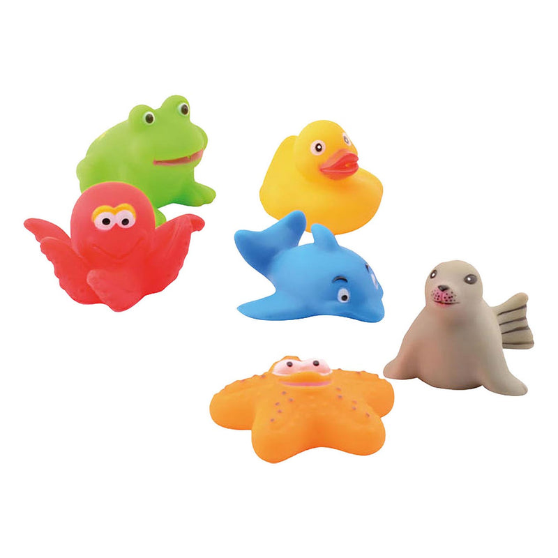 Load image into Gallery viewer, Johntoy happy world badspeeltjes, 6dlg.
