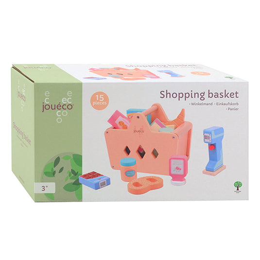 Jouéco - winkelmand met boodschappen én scanner - 17.3 cm