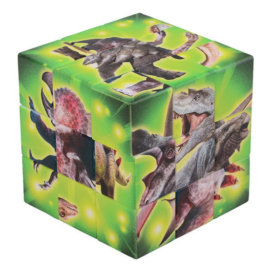 Johntoy dinosaurus breinpuzzel kubus