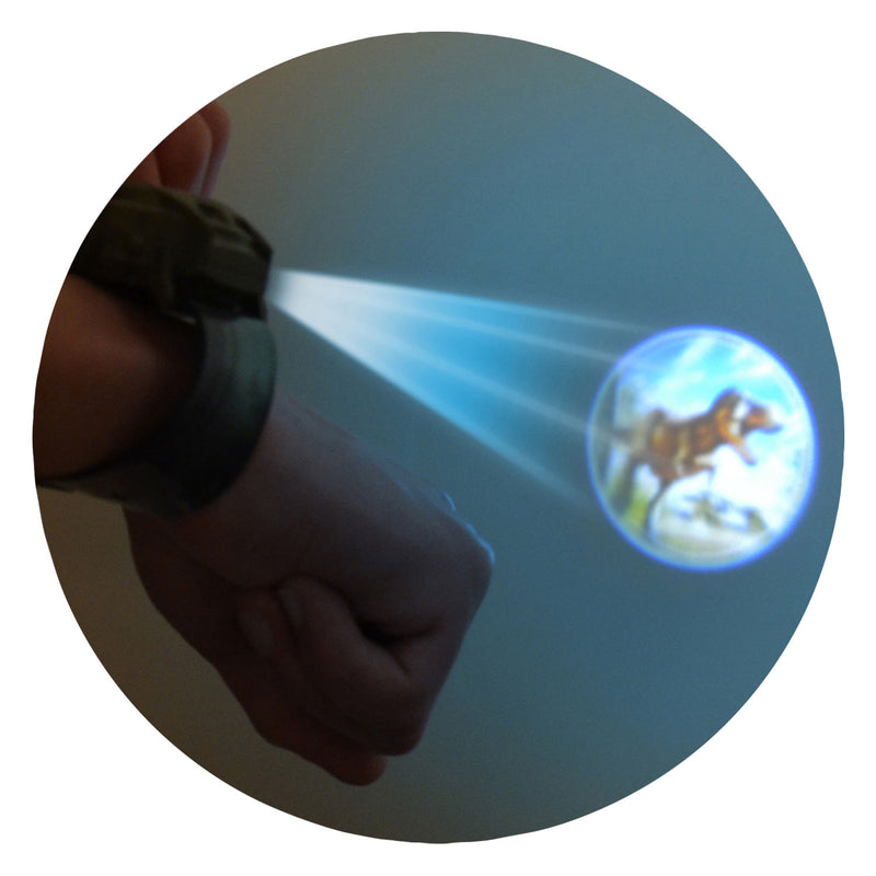 Load image into Gallery viewer, Johntoy dino projectie horloge, 24 afbeeldingen
