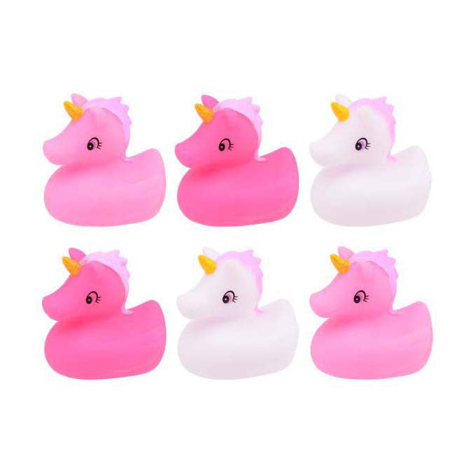 Load image into Gallery viewer, Johntoy happy world eenhoorn badfiguren, 6st.
