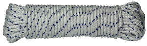 Mack 1013976 - pp gevlochten wit blauw streng6mm 20m | 5 stuks