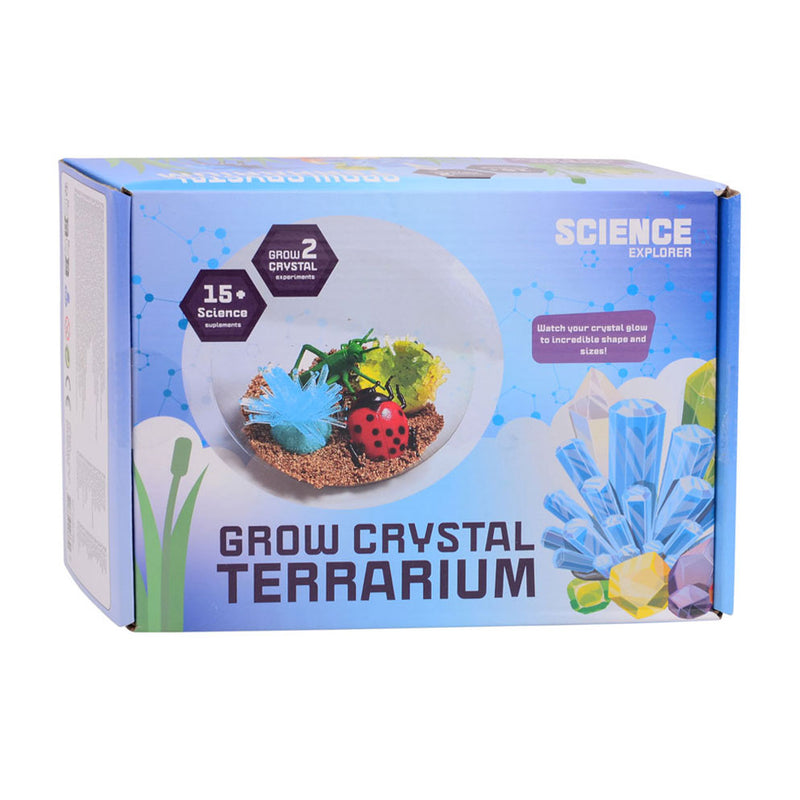 Load image into Gallery viewer, Johntoy science explorer maak je eigen crystal terrarium
