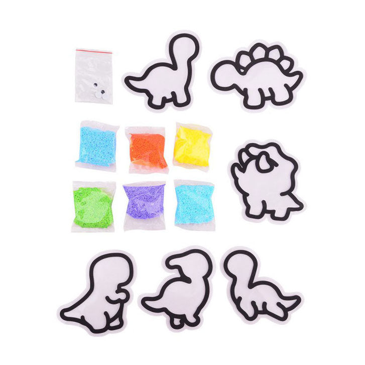 Load image into Gallery viewer, Johntoy maak je eigen dino foam stickers
