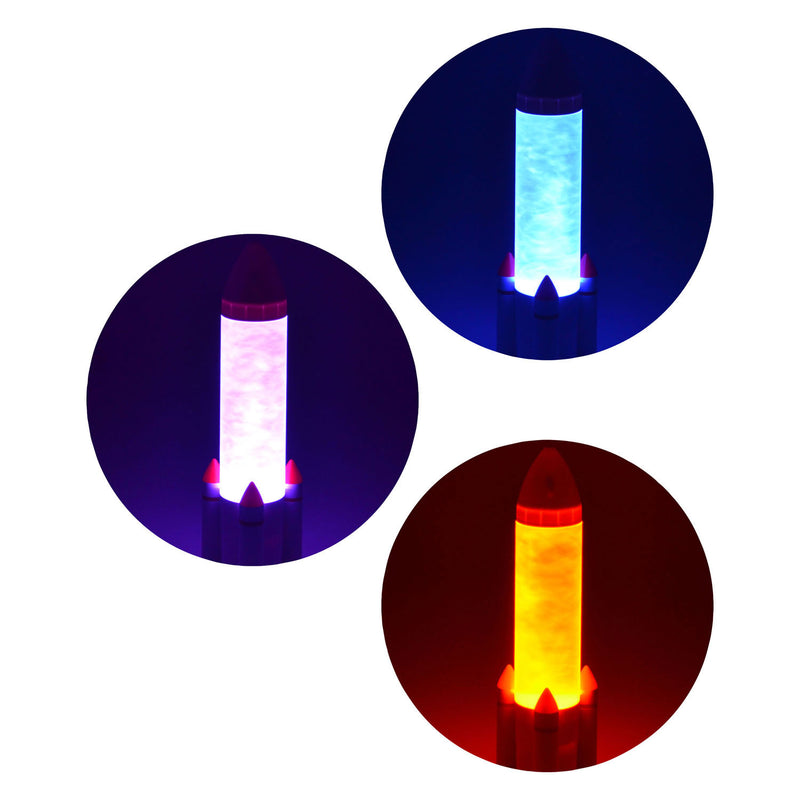 Load image into Gallery viewer, Johntoy raket nachtlamp met usb aansluiting
