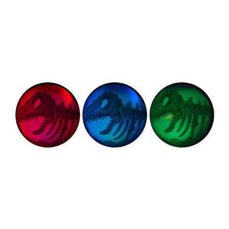 Load image into Gallery viewer, Johntoy lichtgevende dino stuiterbal, 8cm

