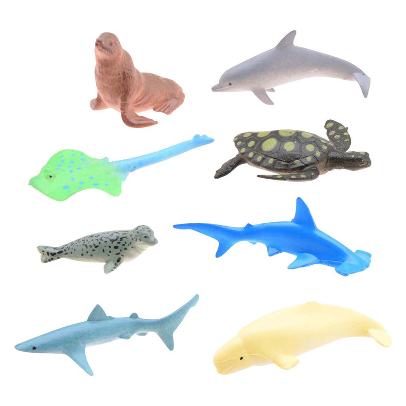 Load image into Gallery viewer, Johntoy animal world - zeedieren speelset, 8dlg.
