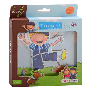 Johntoy jouã©coâ® - fien teun houten puzzel teun 5 stukjes