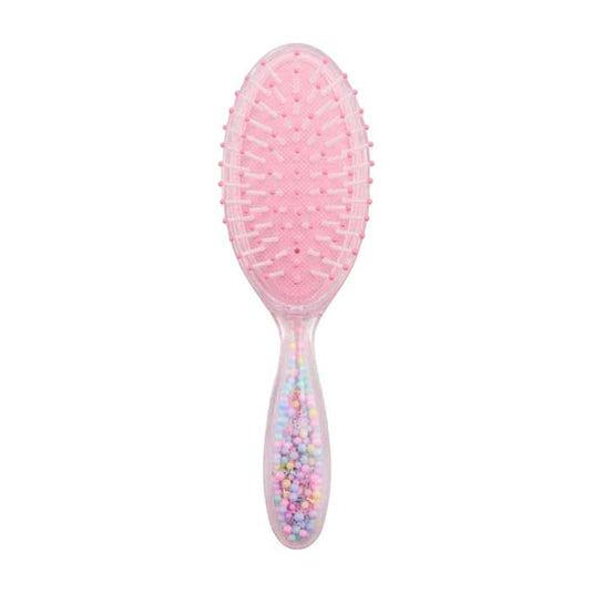 Johntoy roze haarborstel voor kinderen - eenhoorn fee - 21x5x4cm