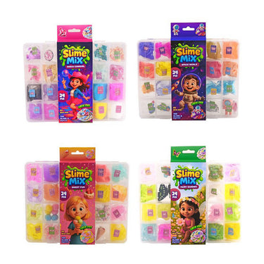 Johntoy putty, slijm en accessoires - 24dlg.