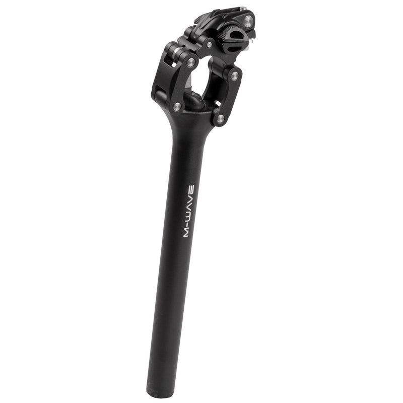 Load image into Gallery viewer, M-wave zadelpen parallelogram 30.9mm 350mm mat zwart
