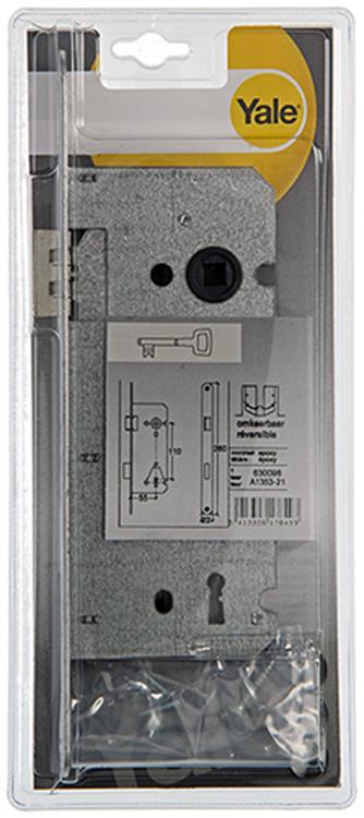 Load image into Gallery viewer, Yale 1019023 - 1 dubb.insteekslot afger.hk .l r a1353 55mm | 3 stuks
