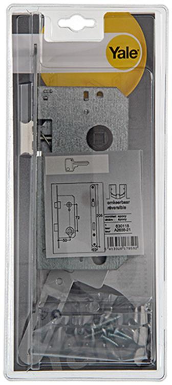 Load image into Gallery viewer, Yale 1019033 - 1 insteekslot dubbel l r a2656 50mm | 3 stuks
