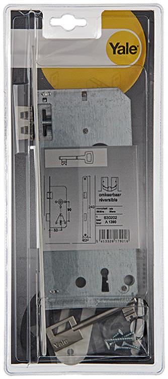 Load image into Gallery viewer, Yale 1019069 - 1 insteekslot wit a1390 24 bb 50mm | 3 stuks

