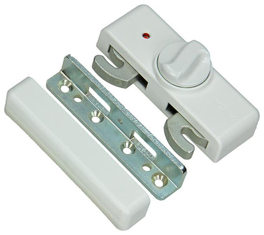 Yale 1019087 - vensteroplegslot, wit | 5 stuks