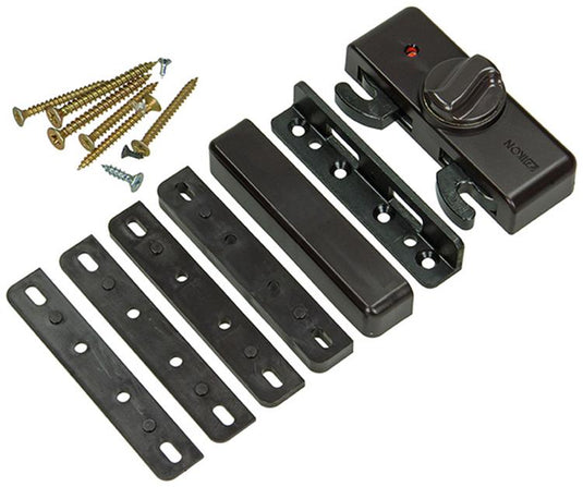 Yale 1019092 - vensteroplegslot, bruin | 1 stuks