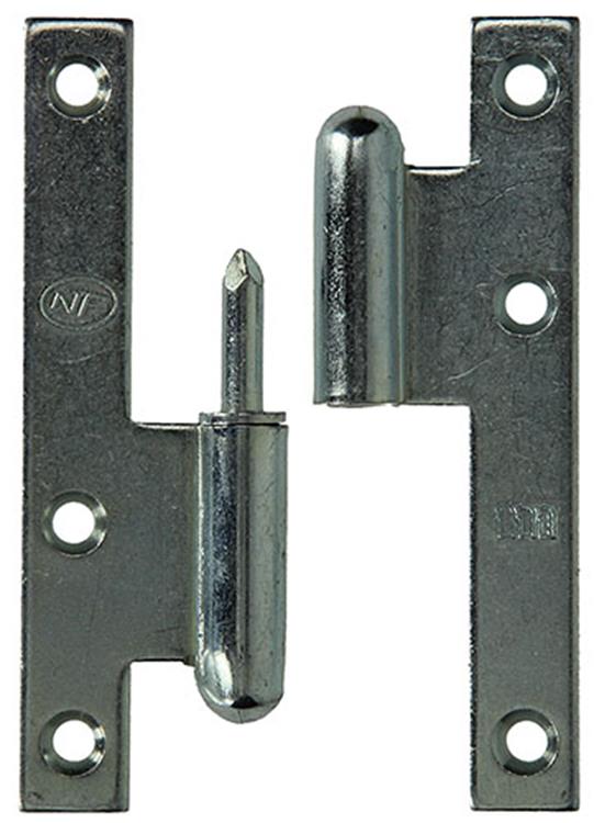 Load image into Gallery viewer, Yale 1019135 - 3 stalen paumellen verzinkt links 110x60mm | 5 stuks
