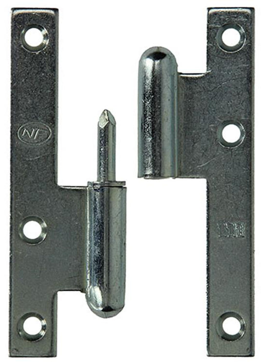 Yale 1019135 - 3 stalen paumellen verzinkt links 110x60mm | 5 stuks