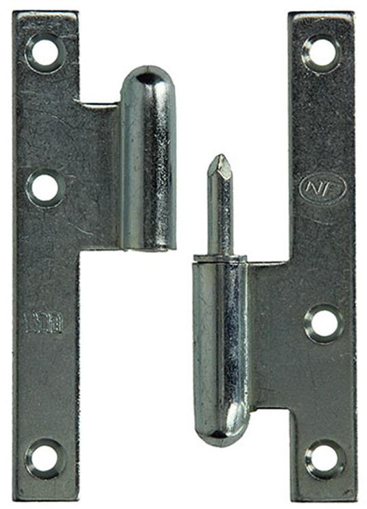 Yale 1019136 - 3 stalen paumellen verzinkt rechts 110x60mm | 2 stuks
