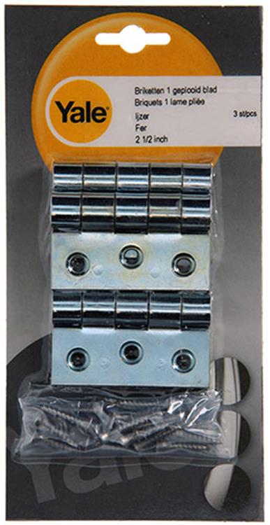 Load image into Gallery viewer, Yale 1019151 - 3 briketten ijzer 1 geplooid blad 2 1 2 inch | 5 stuks
