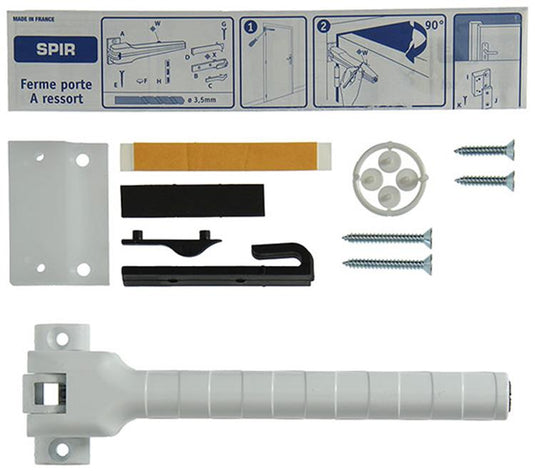 Yale 1019205 - spir deursluiter epoxy wit f5e | 3 stuks