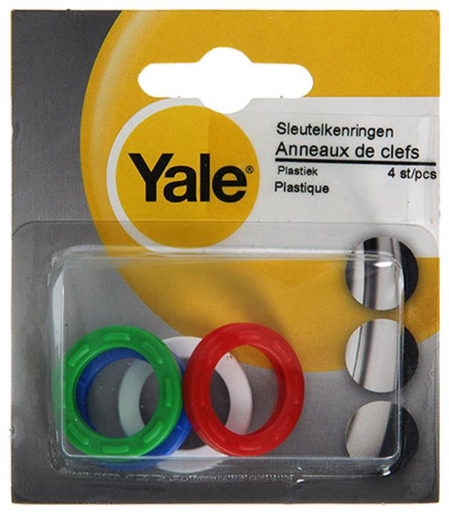 Load image into Gallery viewer, Yale 1019215 - 4 sleutelkenringen plastiek div. kleuren | 10 stuks
