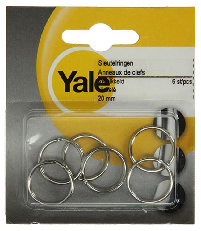 Load image into Gallery viewer, Yale 1019217 - 6 sleutelringen 20mm | 10 stuks
