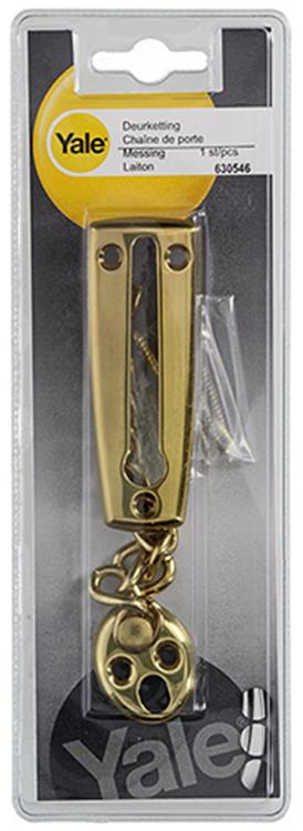 Yale 1019220 - deurketting messing ypelch469823bp | 2 stuks