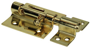 Yale 1019229 - 1 boksgrendel vermessingd 70mm | 5 stuks