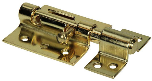 Yale 1019229 - 1 boksgrendel vermessingd 70mm | 5 stuks