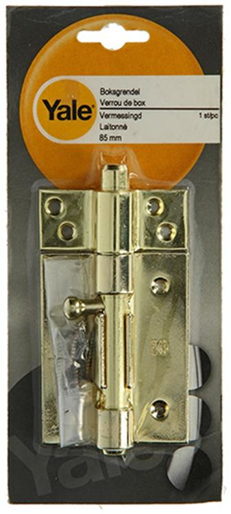 Load image into Gallery viewer, Yale 1019234 - 1 boksgrendel vermessingd 85mm | 5 stuks
