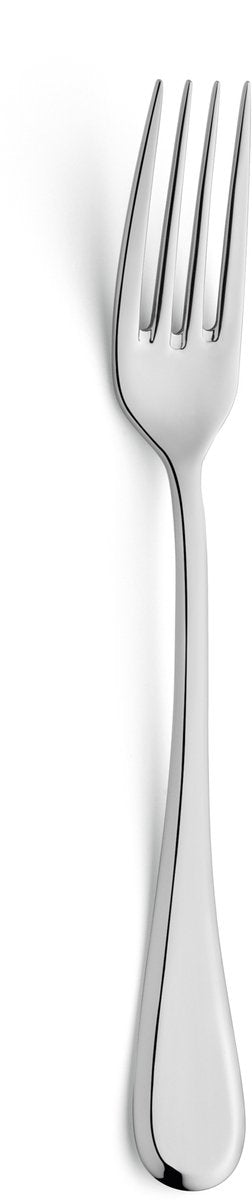 Amefa drift - 2-delige dessertvorkset - hoogglans - zilverkleurig