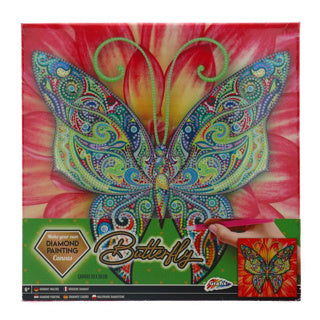 Canvas Diamond Painting Tijger, 30x30cm