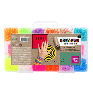 Creafun loombandset 2500-delig | 6 stuks