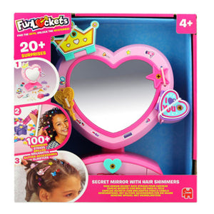 Funlockets geheime spiegel met haarglinsters | 2 stuks