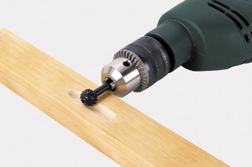 Load image into Gallery viewer, Wolfcraft profielrasp | kogelvormig | voor hout | ø14mm | 1 stuk - 2533000
