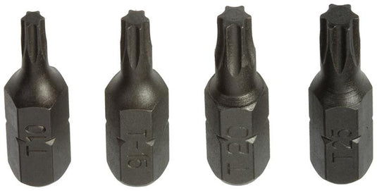 Mack 1017329 - torx schroefbit staal onbehandeld 4 st t10-15 20-25 | 10 stuks