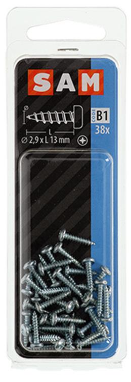 Load image into Gallery viewer, Mack 1017435 - zelftappende schroef cyl kop verz. 38st 2,9 x 13 mm | 10 stuks
