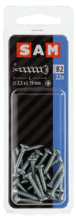 Load image into Gallery viewer, Mack 1017484 - zelftappende schroef bvk verz.22 st 3,5 x 19 mm | 10 stuks
