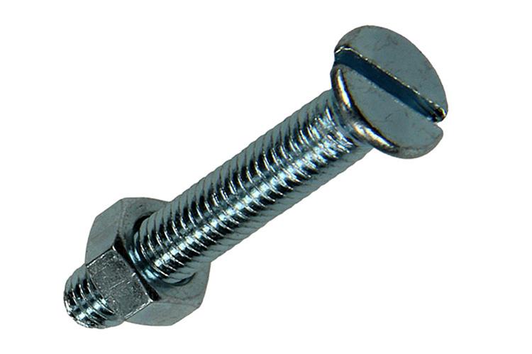 Afbeelding laden in galerijviewer, Mack 1017502 - metaalschroef verz. kop + moer verz. 13st m5 x 30 mm | 10 stuks
