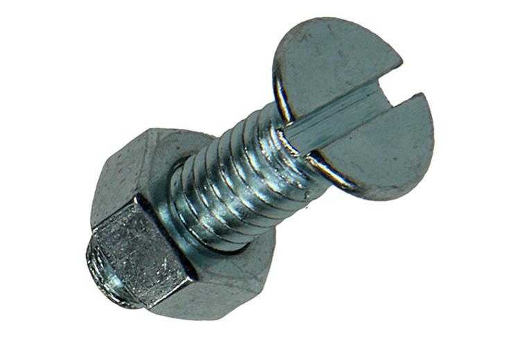 Afbeelding laden in galerijviewer, Mack 1017508 - metaalschroef verz. kop + moer verz. 10st m6 x 20 mm | 10 stuks
