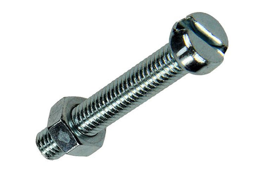 Mack 1017526 - metaalschroef cyl. kop + moer verz. 13 st m5 x 30 mm | 10 stuks