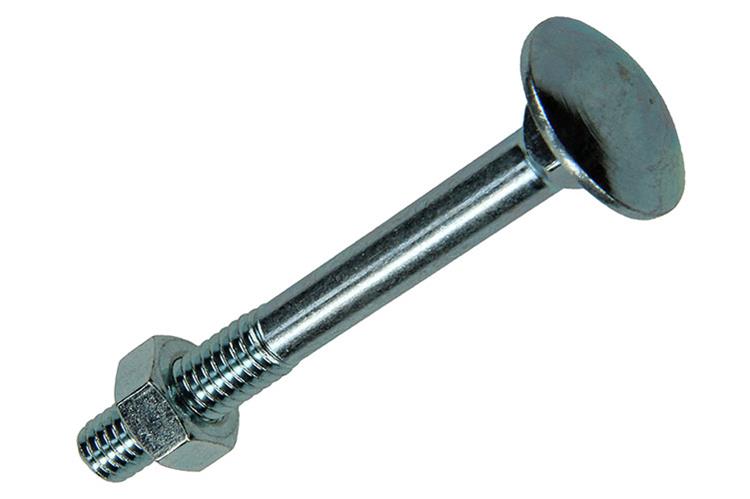 Load image into Gallery viewer, Mack 1017571 - houtbout + moer staal verzinkt7 st m6 x 50 mm | 5 stuks
